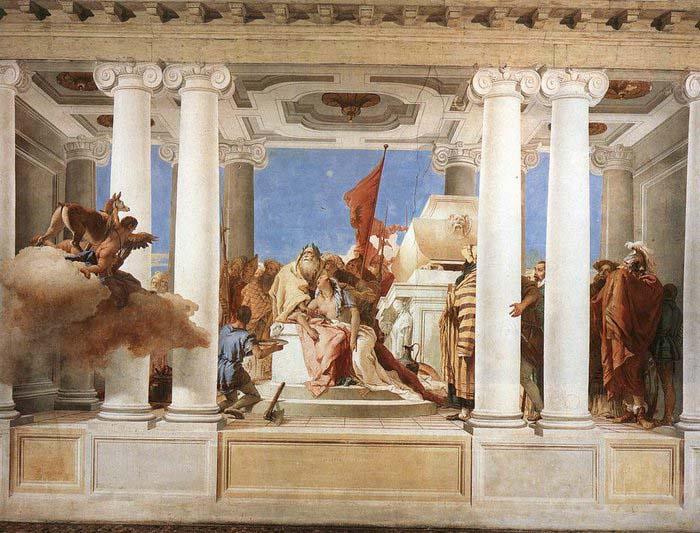 Giovanni Battista Tiepolo The Sacrifice of Iphigenia Sweden oil painting art